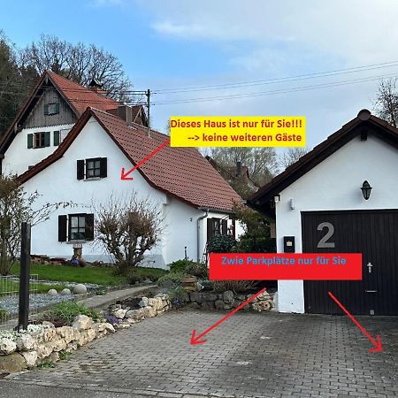 Ferienparadies Am Kammerberg - Ein Ganzes Haus Fuer Sie Alleine!!! Weißenhorn Exterior foto